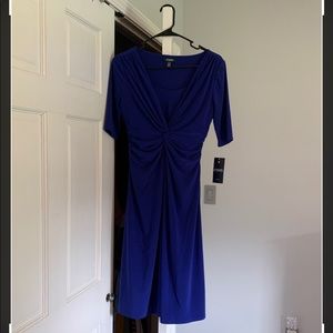 Blue Chaps Dress (NWT) XS (petite)